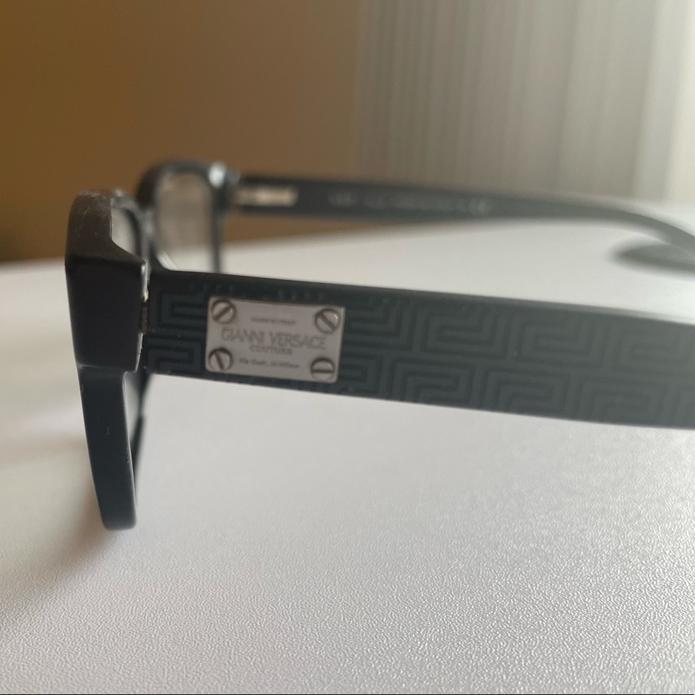 Gianni Versace Black Glasses VE 3198 GB1 55-17 140 Black & Chrome